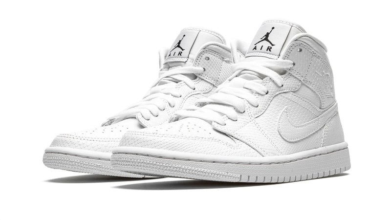 AIR JORDAN 1 MID WMNS White Snakeskin