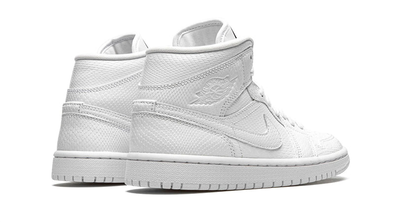 AIR JORDAN 1 MID WMNS White Snakeskin